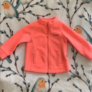 COLUMBIA ORANGE FLEECE JACKET 🌼